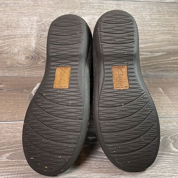 Clarks Avington Hayes Warm Tan Suede Women’s Sz 6.5M Tall Lace Up Faux Fur Boots - Picture 7 of 12